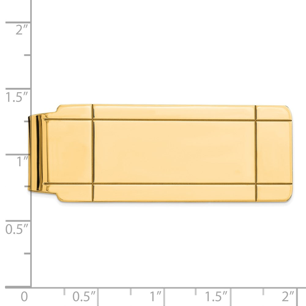 Sterling Silver Gold-plated Money Clip