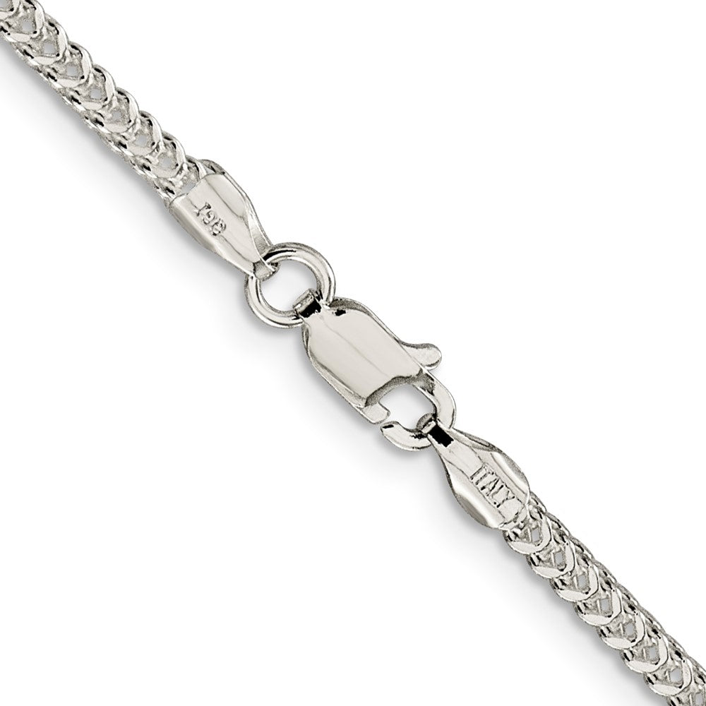 Sterling Silver 1.8mm D/C Square Franco Chain