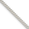 Sterling Silver 1.8mm D/C Square Franco Chain