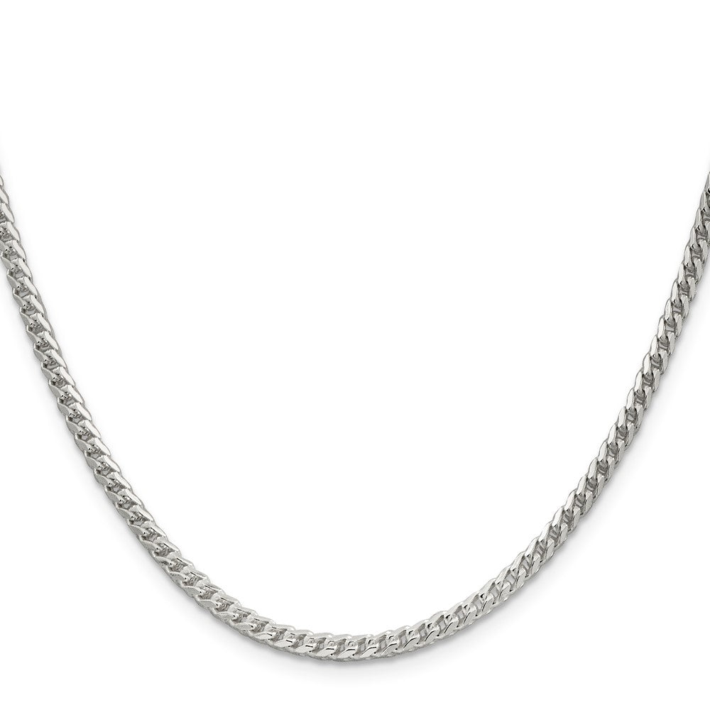 Sterling Silver 3mm D/C Square Franco Chain