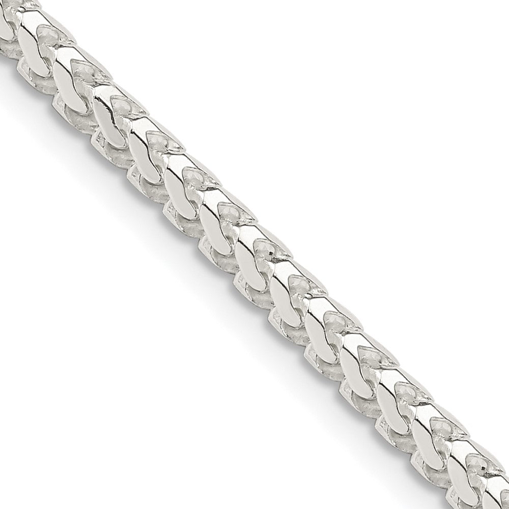 Sterling Silver 3mm D/C Square Franco Chain
