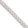 Sterling Silver 3mm D/C Square Franco Chain