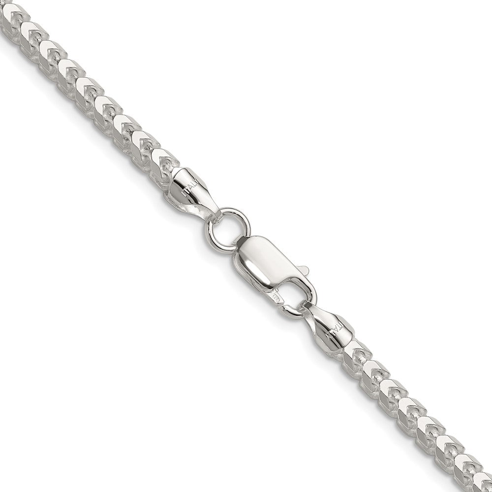 Sterling Silver 3.5.0mm D/C Square Franco Chain