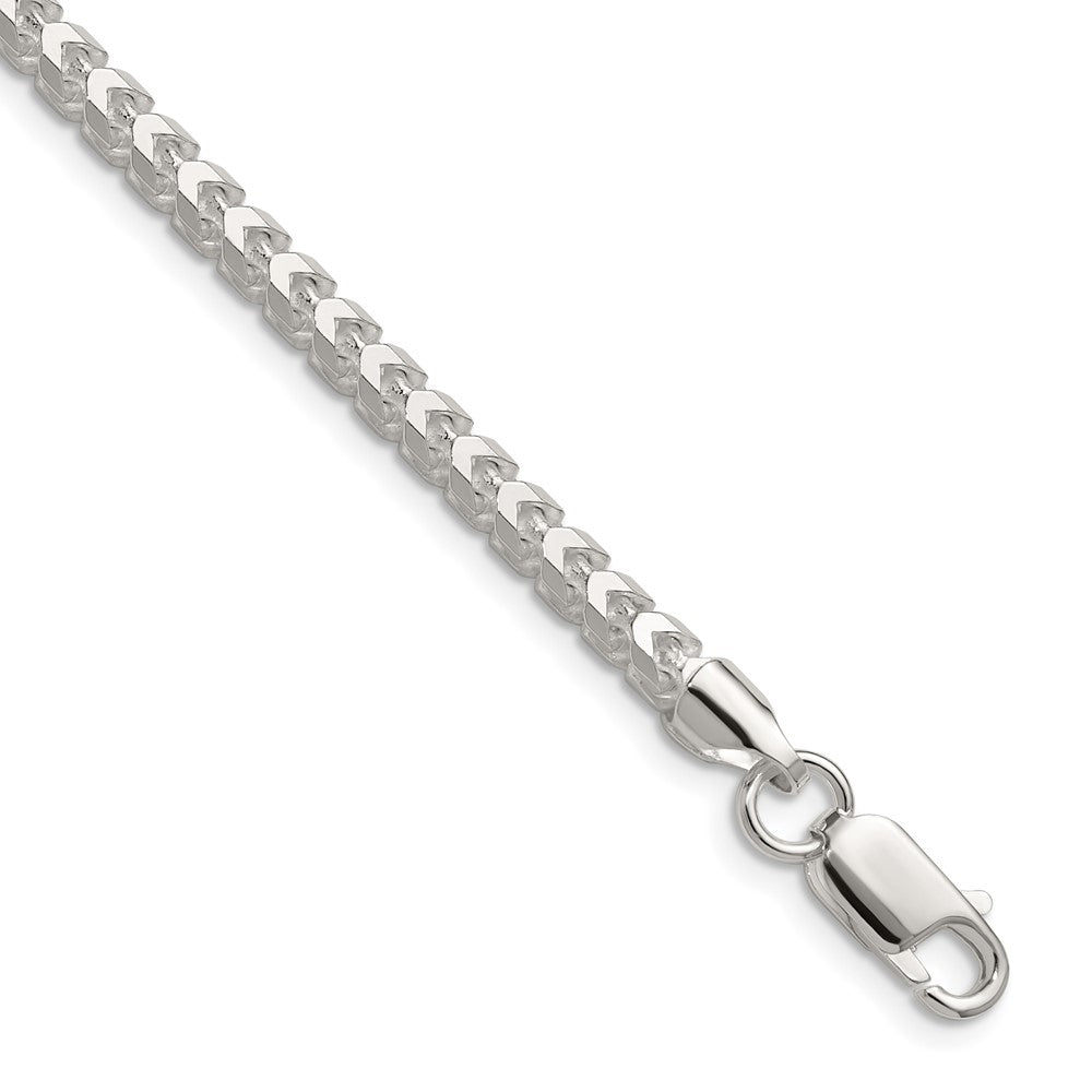Sterling Silver 3.5.0mm D/C Square Franco Chain