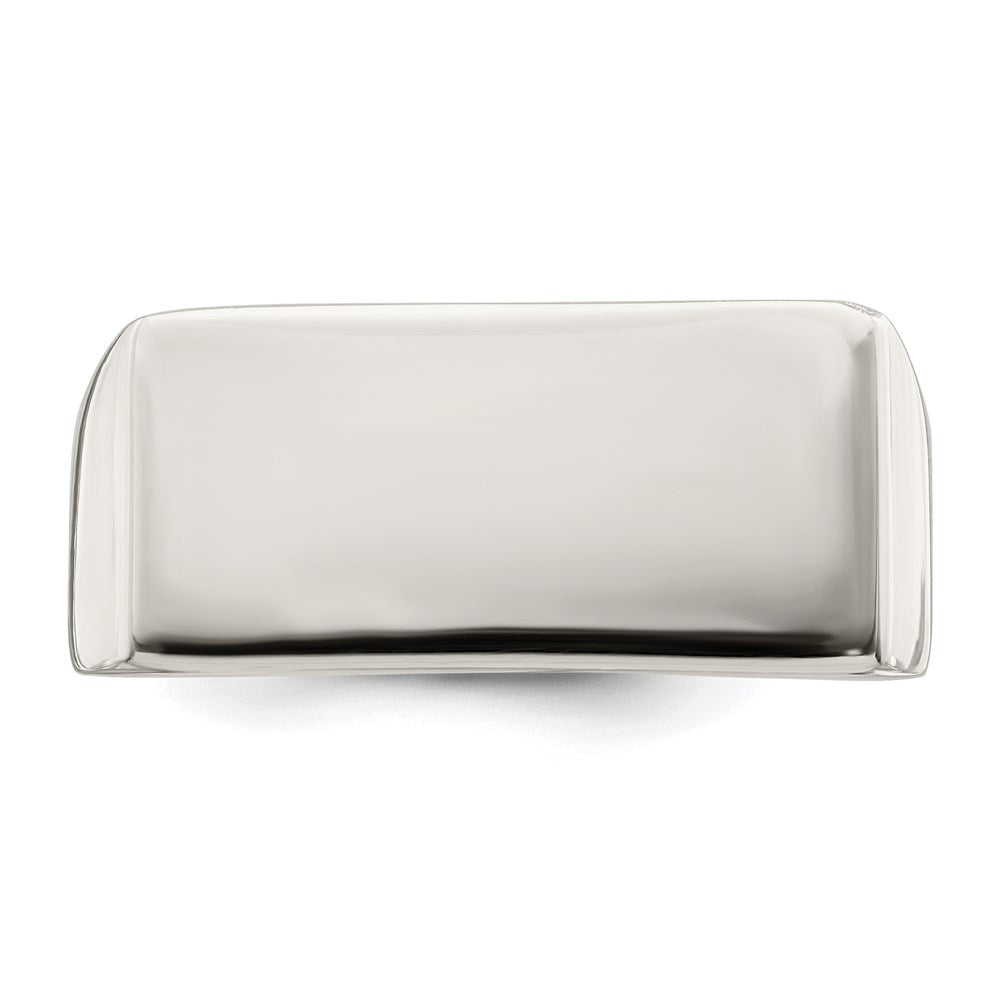Sterling Silver 9x19mm Closed Back Signet Ring