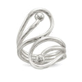 Sterling Silver Polished Fancy Swirl Ring