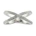 Sterling Silver Diamond Accent Ring