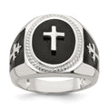 Sterling Silver Black Agate Ring