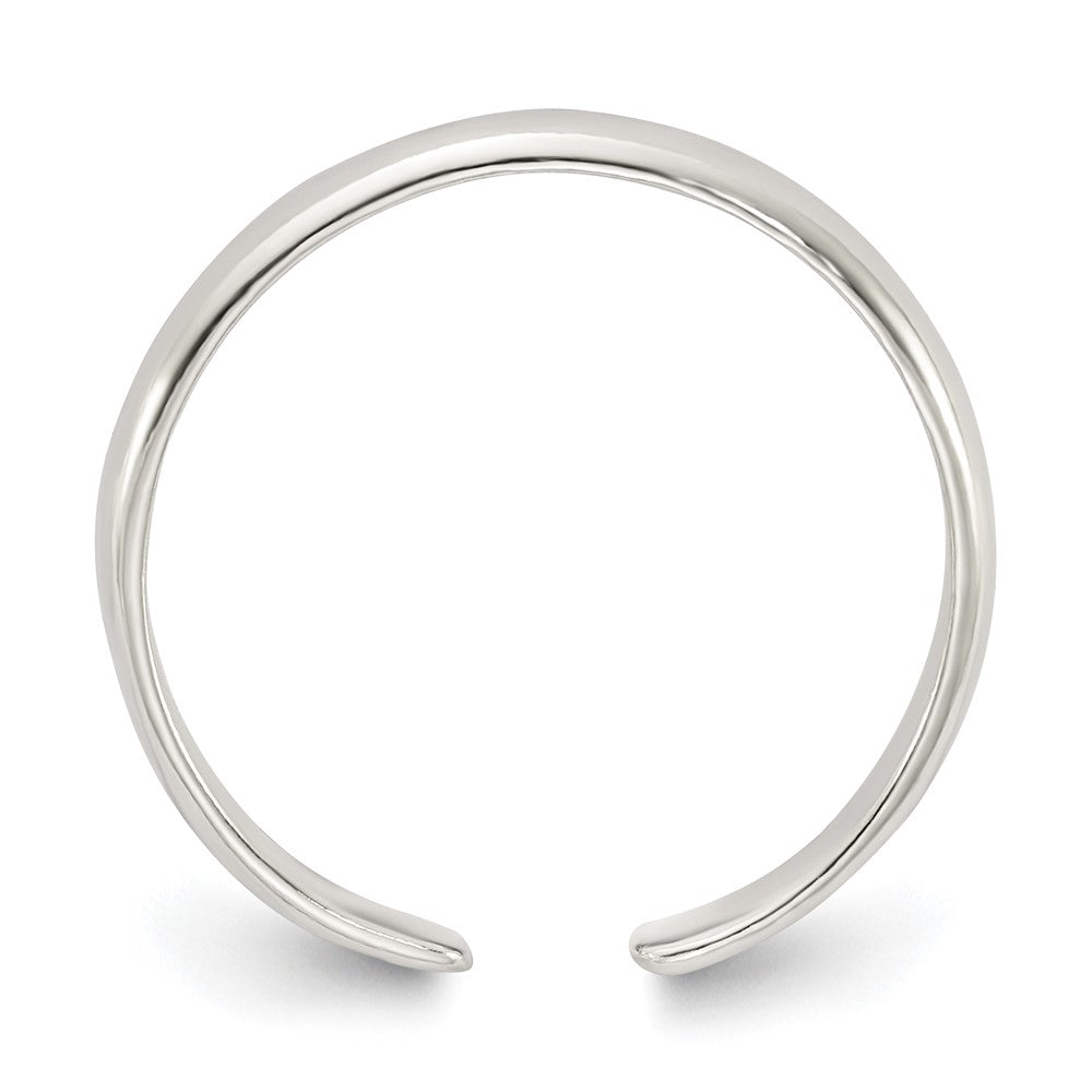 Sterling Silver Polished Set of 2 Toe Rings