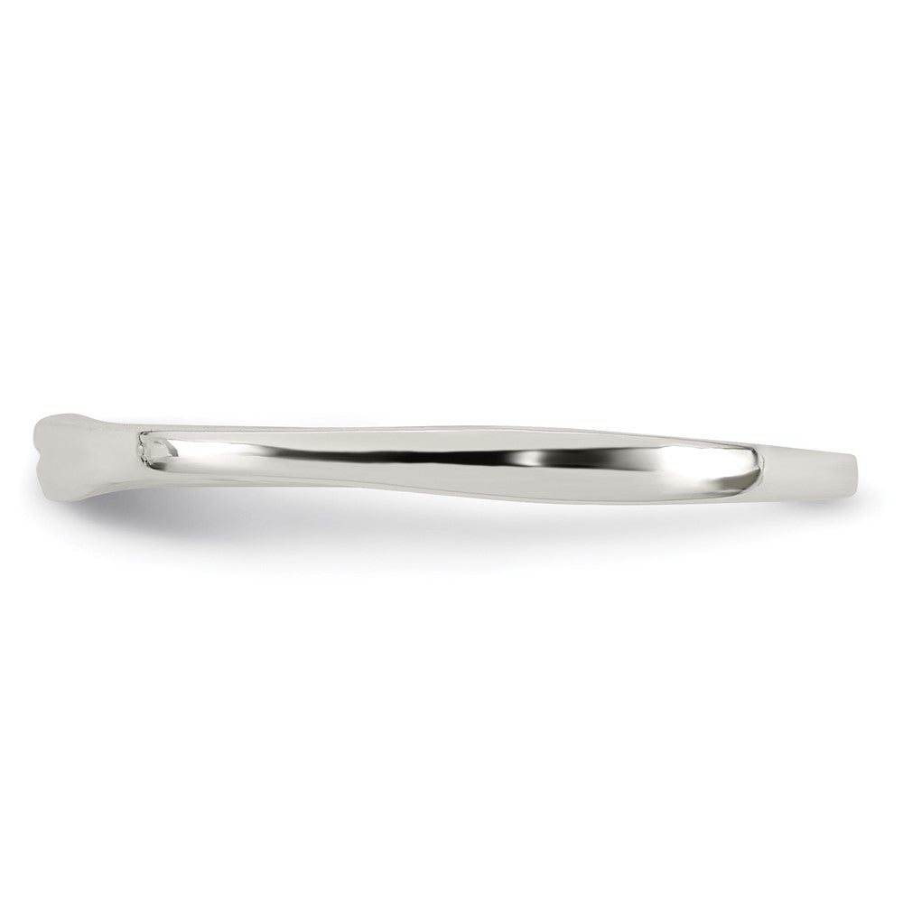 Sterling Silver Polished CZ Ring