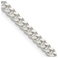 Sterling Silver 3.25mm Domed Curb Chain