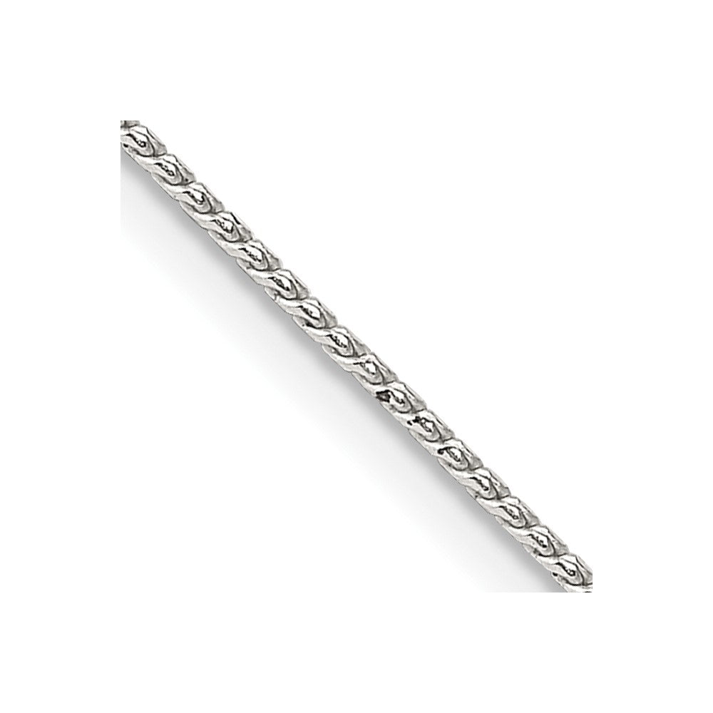 Sterling Silver .95mm Round Franco Chain w/ ext.