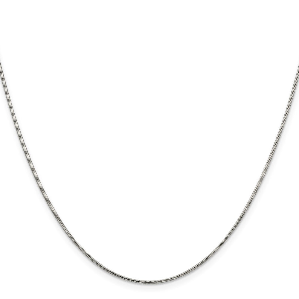 Sterling Silver 1mm Snake Chain w/ ext.