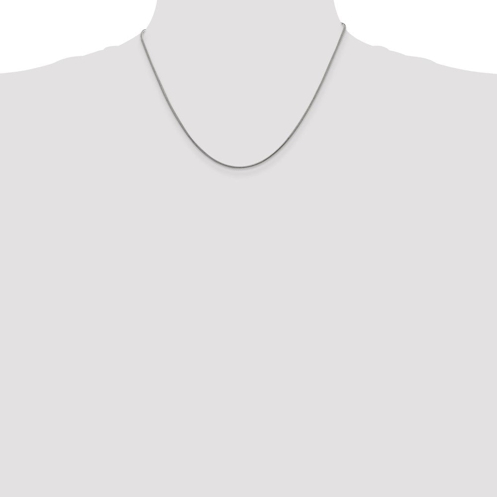 Sterling Silver 1.2mm Snake Chain w/ ext.