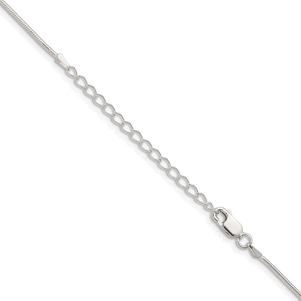 Sterling Silver 1.2mm Snake Chain w/ ext.