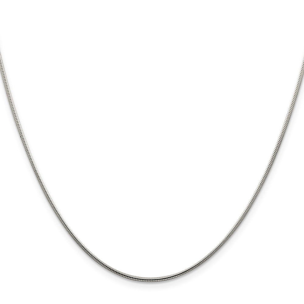 Sterling Silver 1.25mm Snake Chain w/ ext.