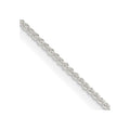 Sterling Silver 1mm Round Spiga Chain w/ ext.
