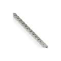 Sterling Silver 1.25mm Round Spiga Chain w/ ext.