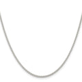 Sterling Silver 1.6mm Round Spiga Chain