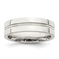 Sterling Silver 6mm Polished Fancy Band