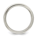 Sterling Silver 6mm Polished Fancy Band