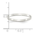 Sterling Silver 2mm Flat Band