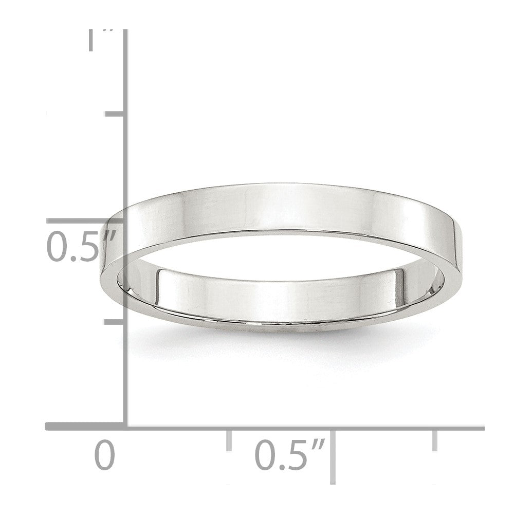 Sterling Silver 3mm Flat Band