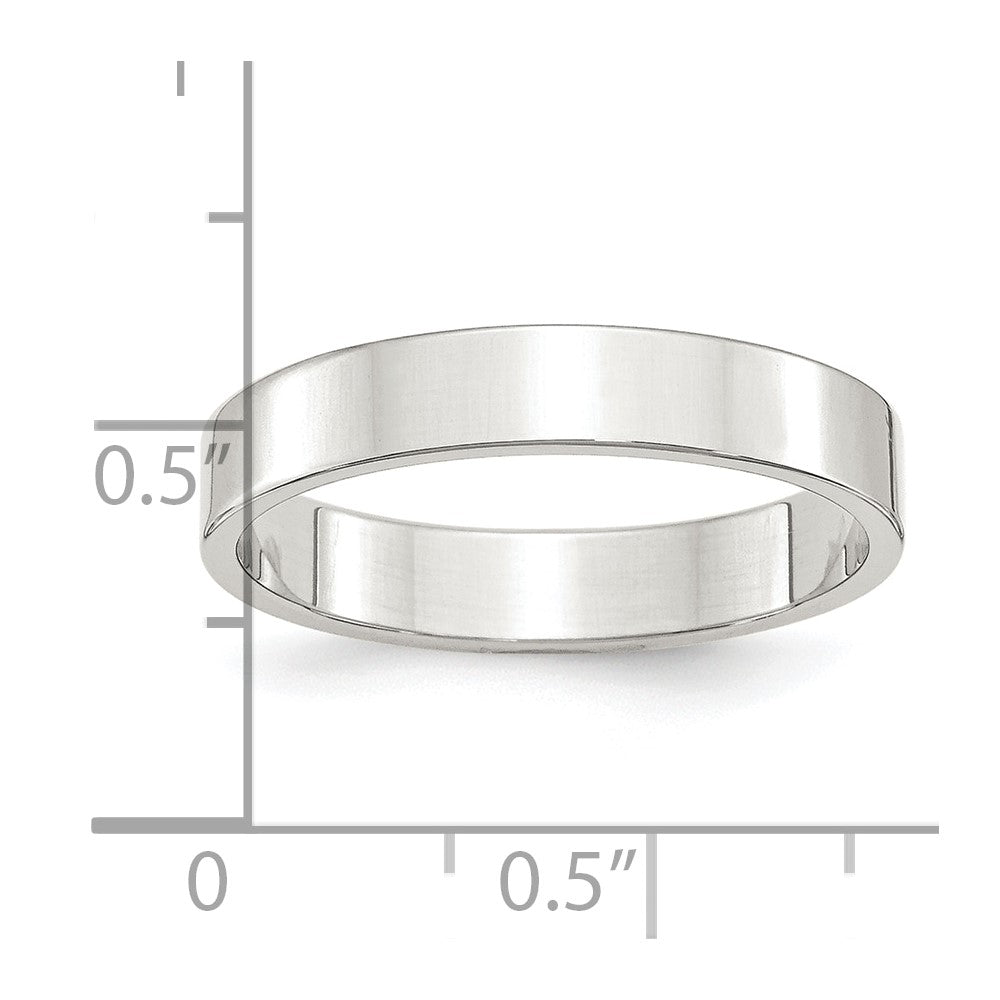 Sterling Silver 4mm Flat Band