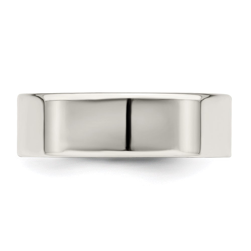 Sterling Silver 6mm Flat Band