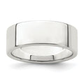 Sterling Silver 7mm Flat Band