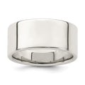 Sterling Silver 9mm Flat Band