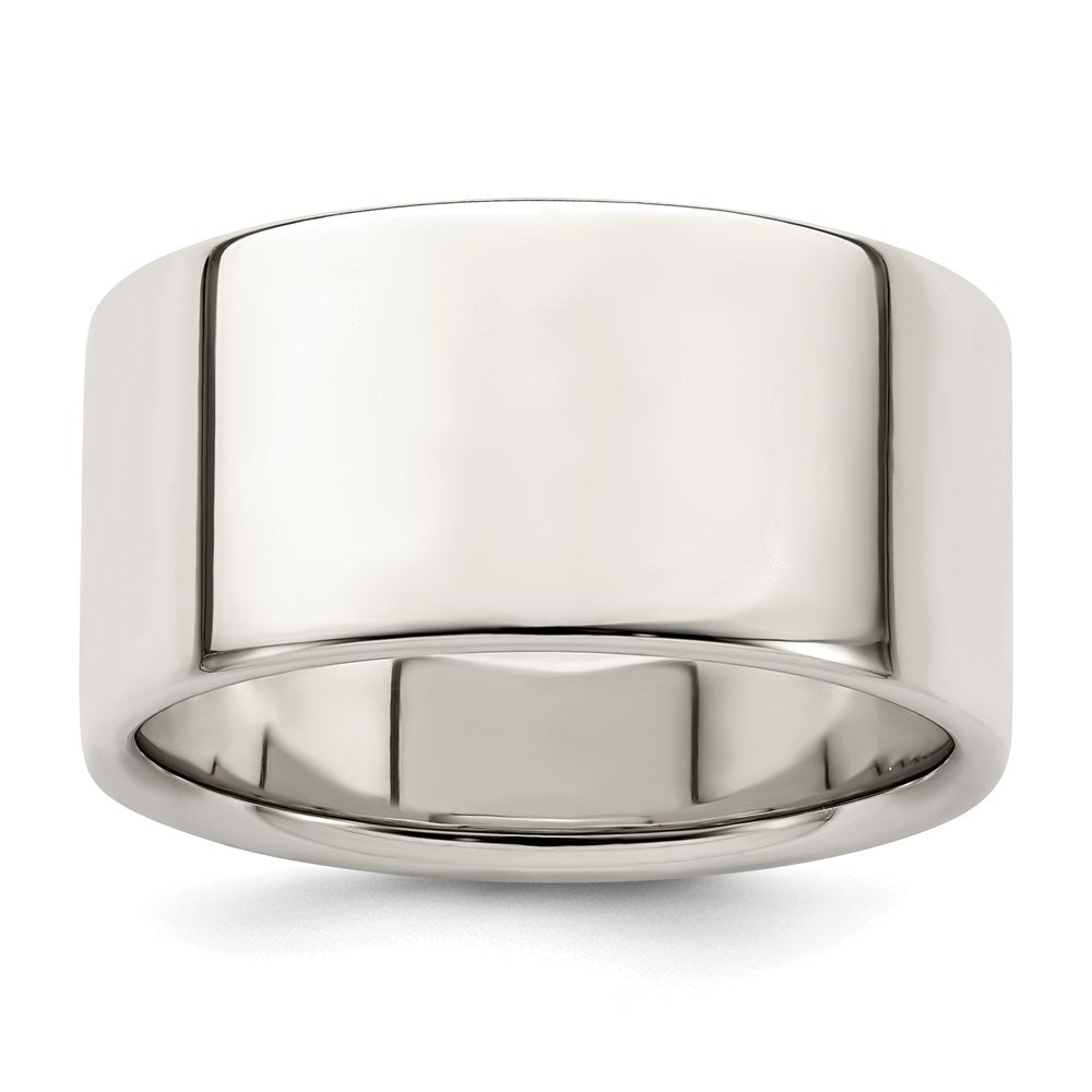 Sterling Silver 10mm Flat Band