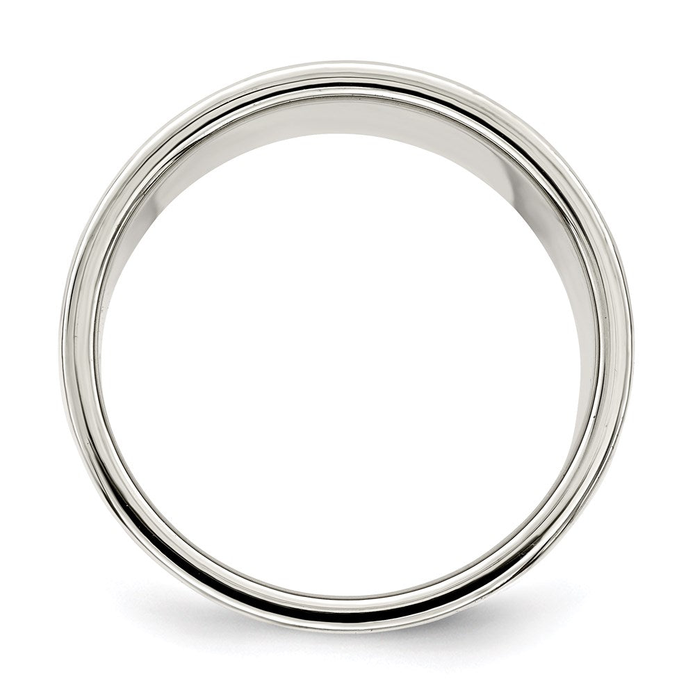 Sterling Silver 12mm Flat Band