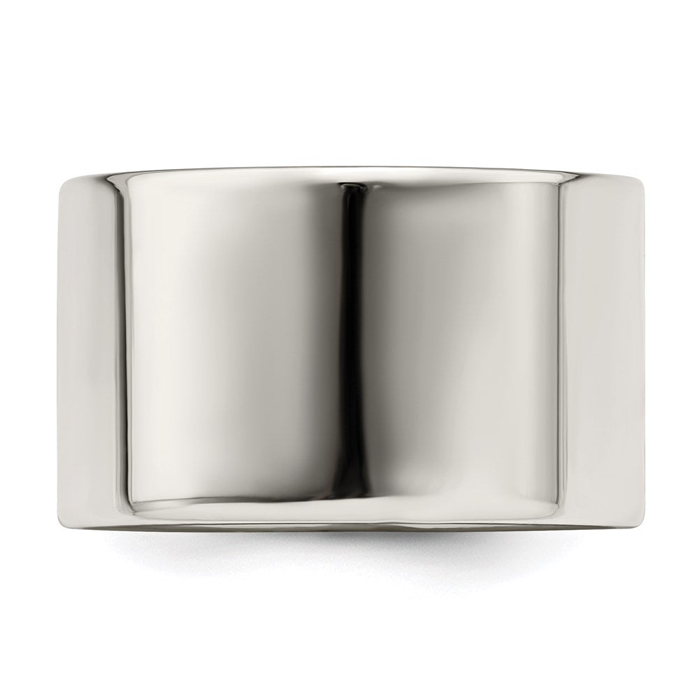 Sterling Silver 12mm Flat Band