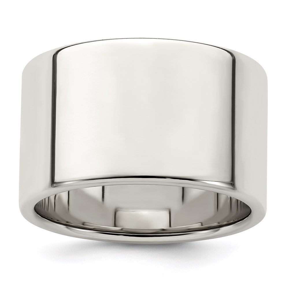 Sterling Silver 12mm Flat Band