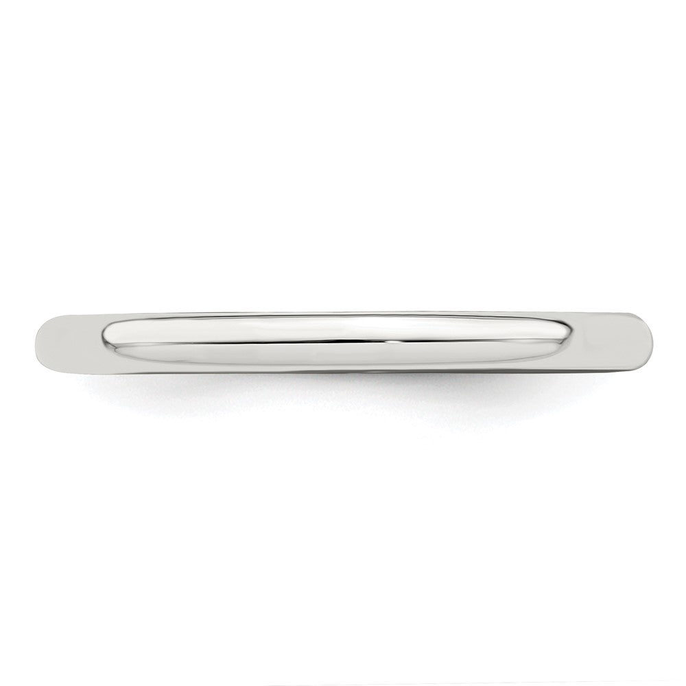 Sterling Silver 2mm Half-Round Band