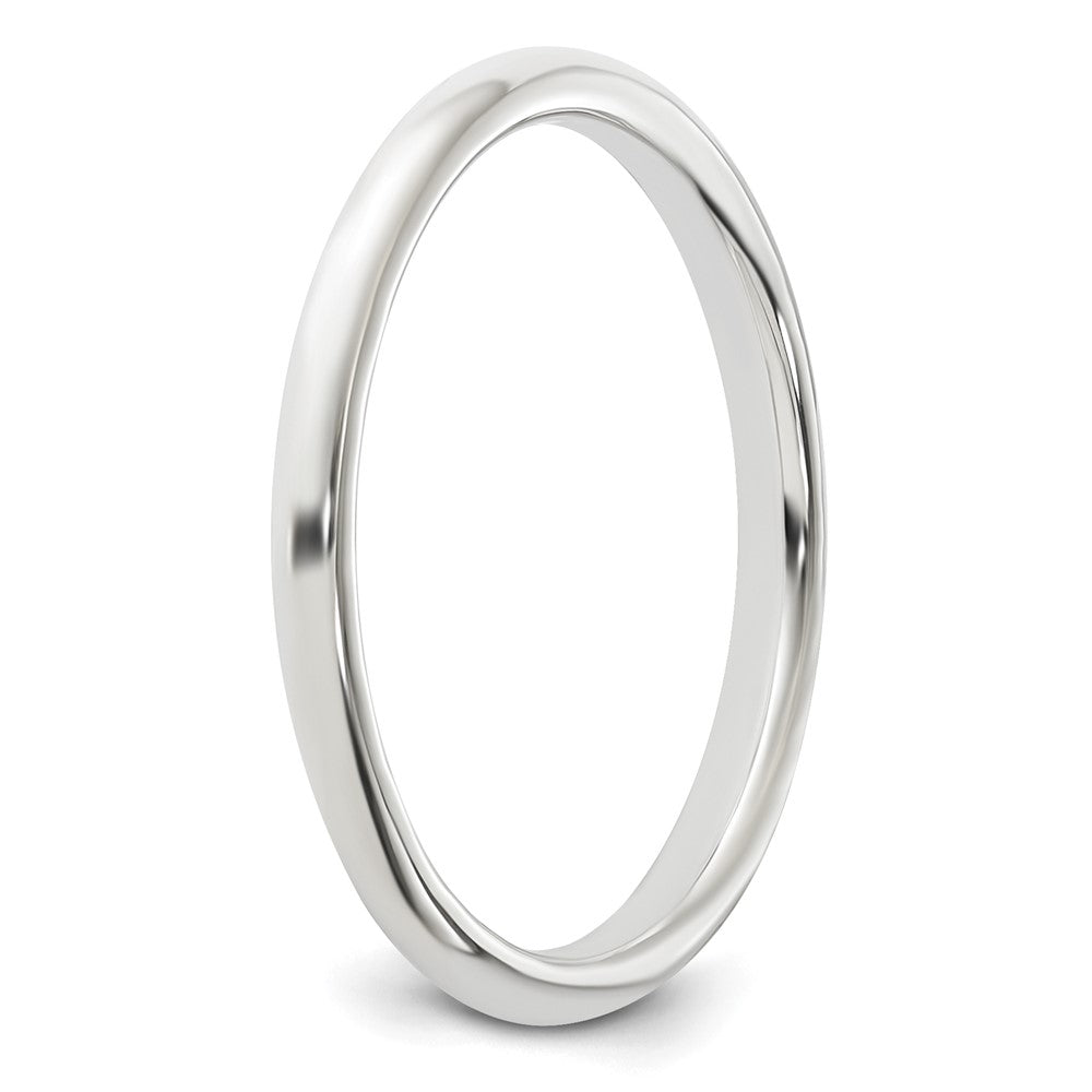 Sterling Silver 2mm Half-Round Band