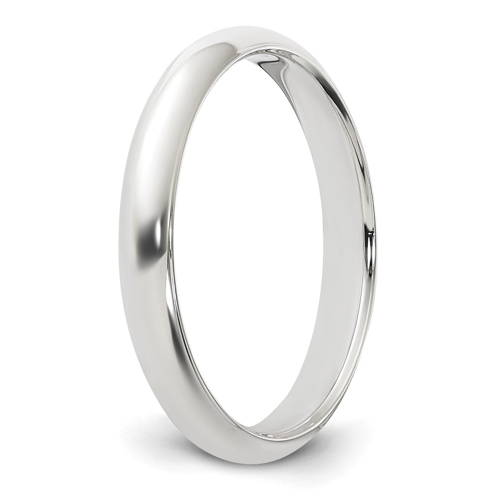 Sterling Silver 3mm Half-Round Band