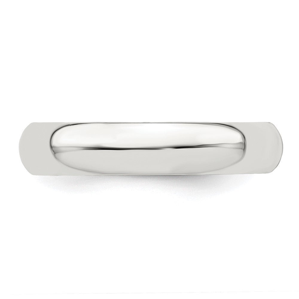 Sterling Silver 4mm Half-Round Band