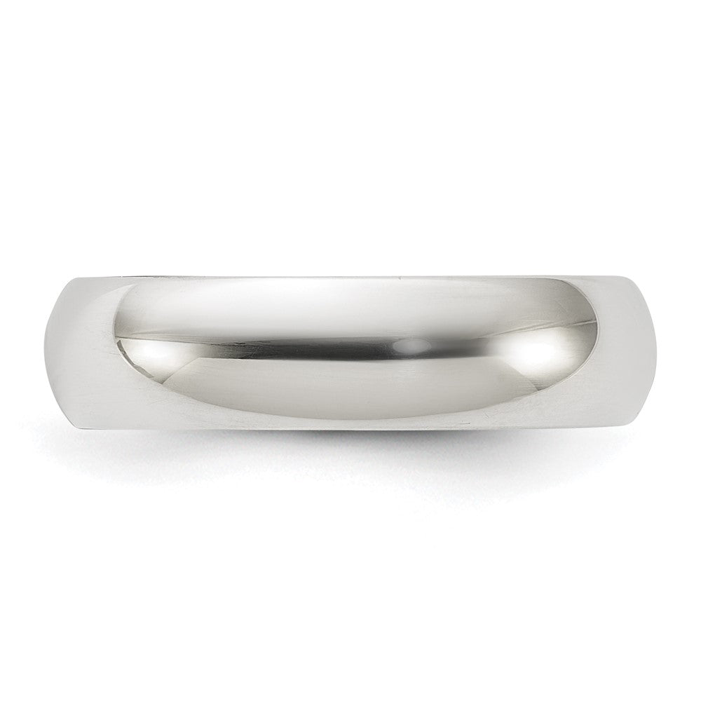 Sterling Silver 5mm Half-Round Band