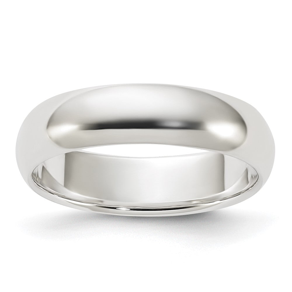 Sterling Silver 5mm Half-Round Band