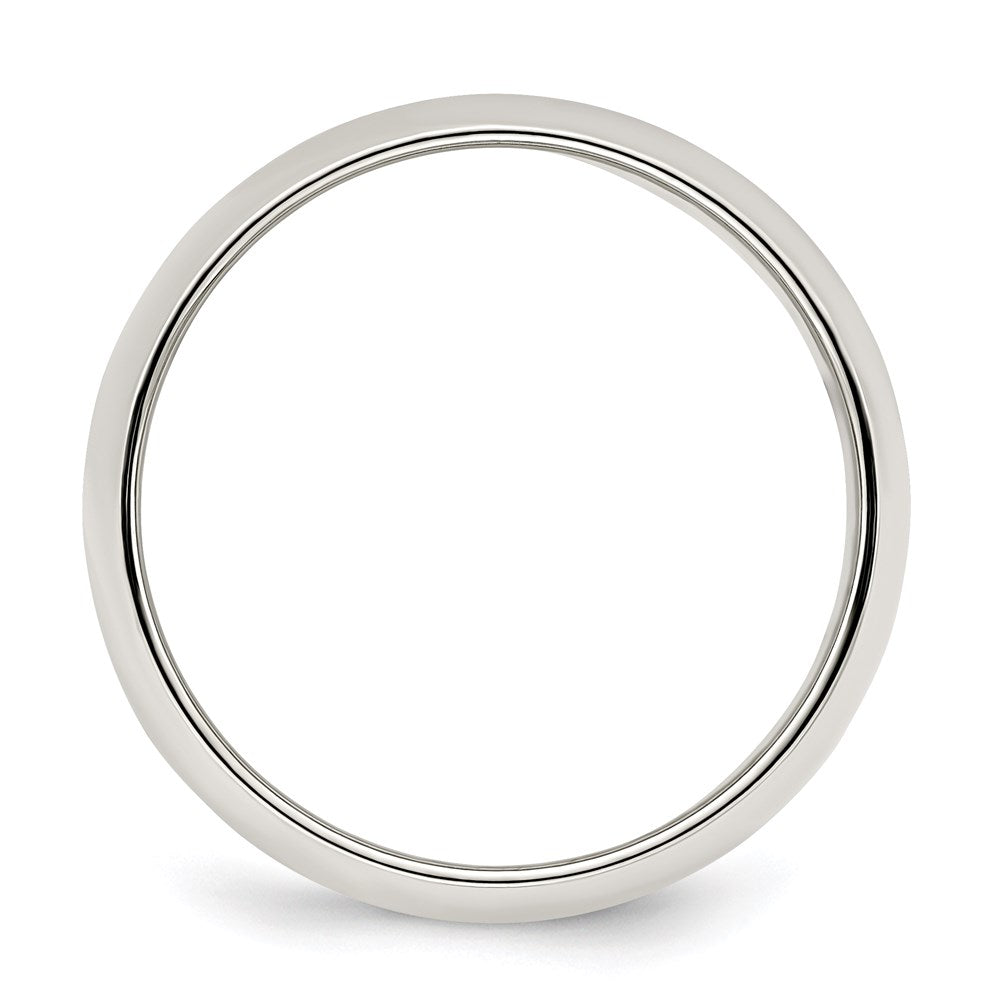Sterling Silver 7mm Half-Round Band