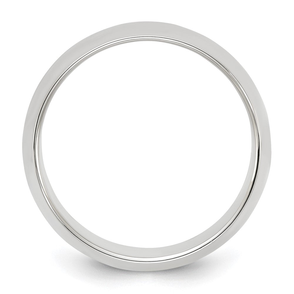 Sterling Silver 8mm Half-Round Band