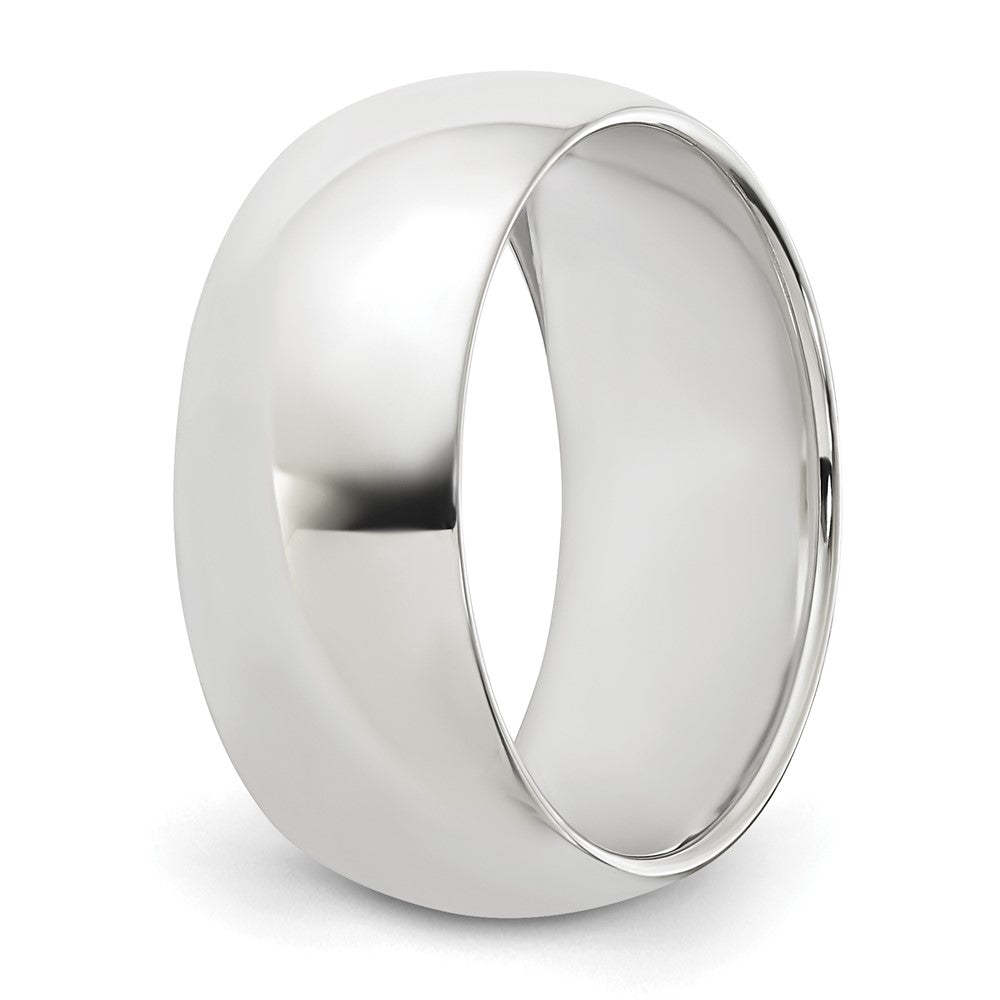 Sterling Silver 8mm Half-Round Band