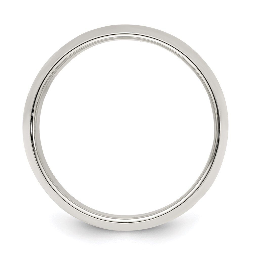 Sterling Silver 9mm Half-Round Band
