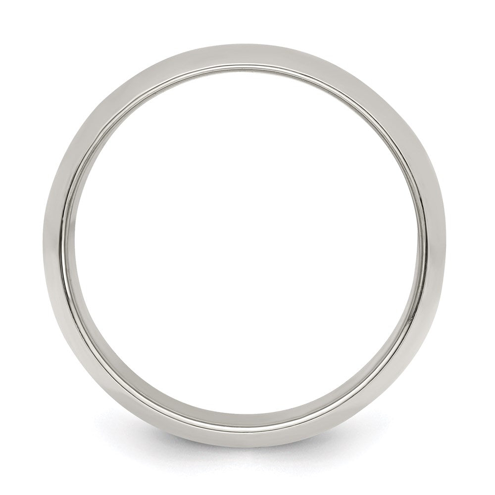 Sterling Silver 10mm Half Round Band