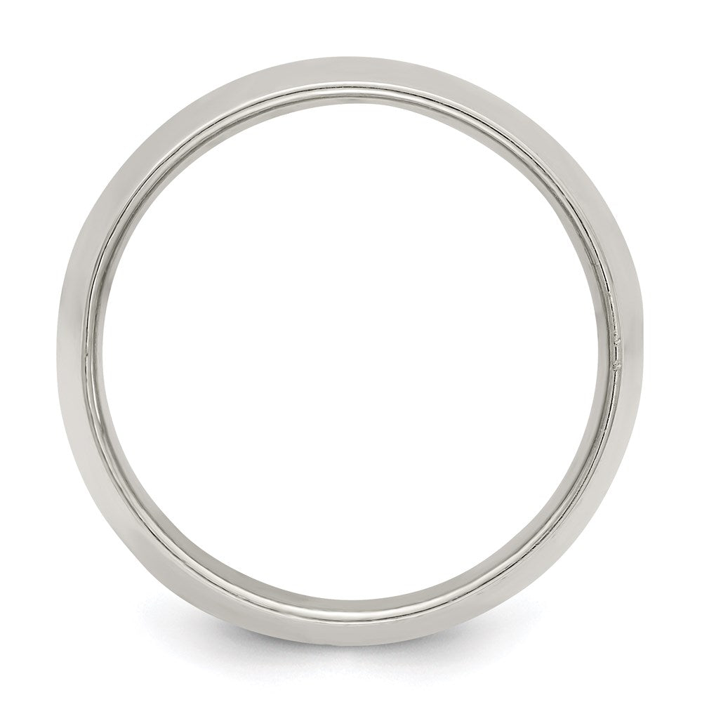 Sterling Silver 12mm Half Round Band
