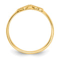 14k Childs Double Heart Ring