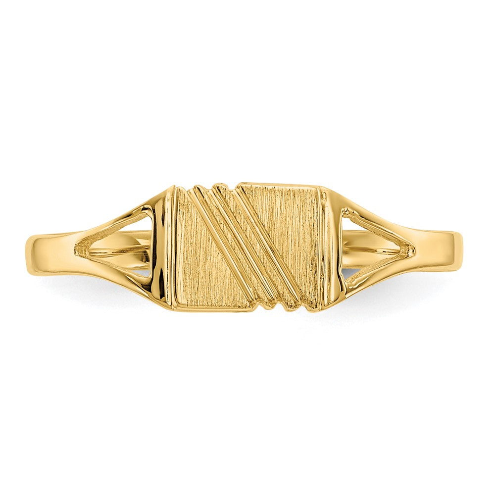 14k Childs Polished & Satin Ring