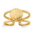 14k Sea Shell Toe Ring